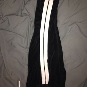 Boohoo MAN Velour Track Pants